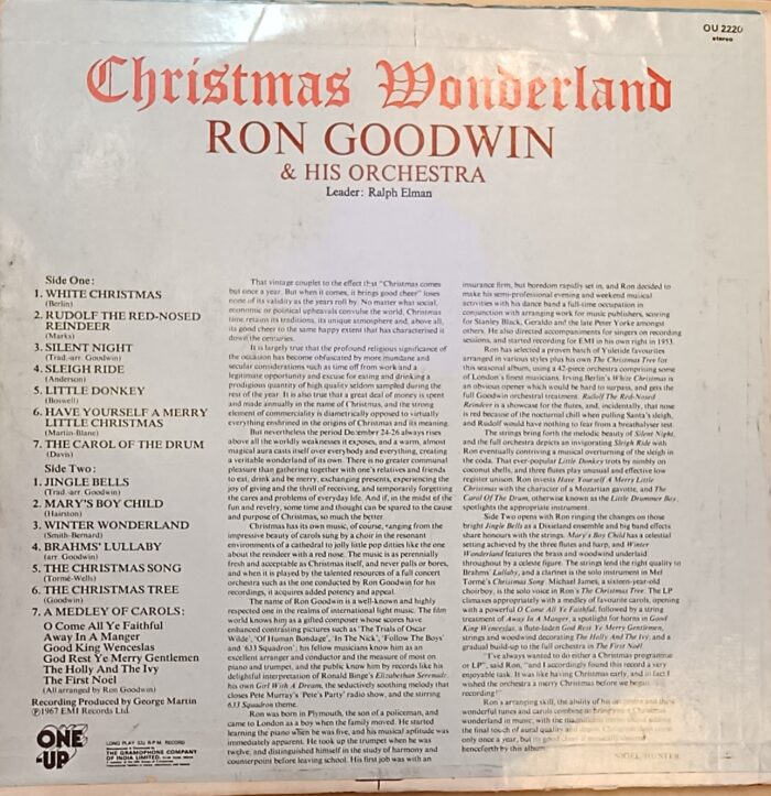 Christmas Wonderland RON GOODWIN & HIS ORCHESTRA - Image 2