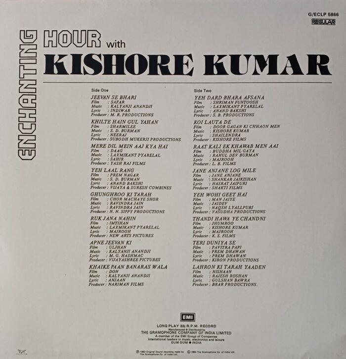 Enchanting Hour With KISHORE KUMAR - Image 2