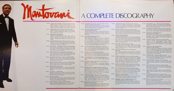 MANTOVANI - FROM MONTY WITH LOVE (2LP SET DISCOGRAPHY) - Image 2