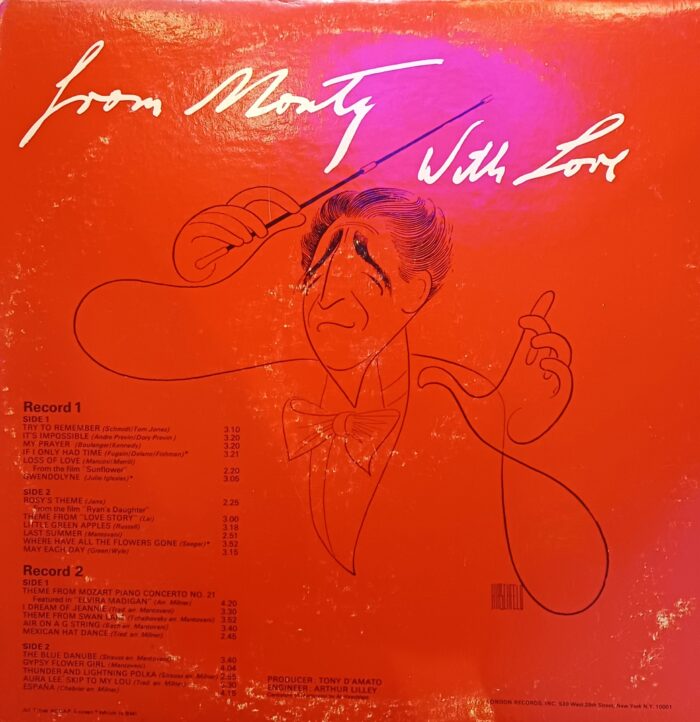 MANTOVANI - FROM MONTY WITH LOVE (2LP SET DISCOGRAPHY) - Image 3
