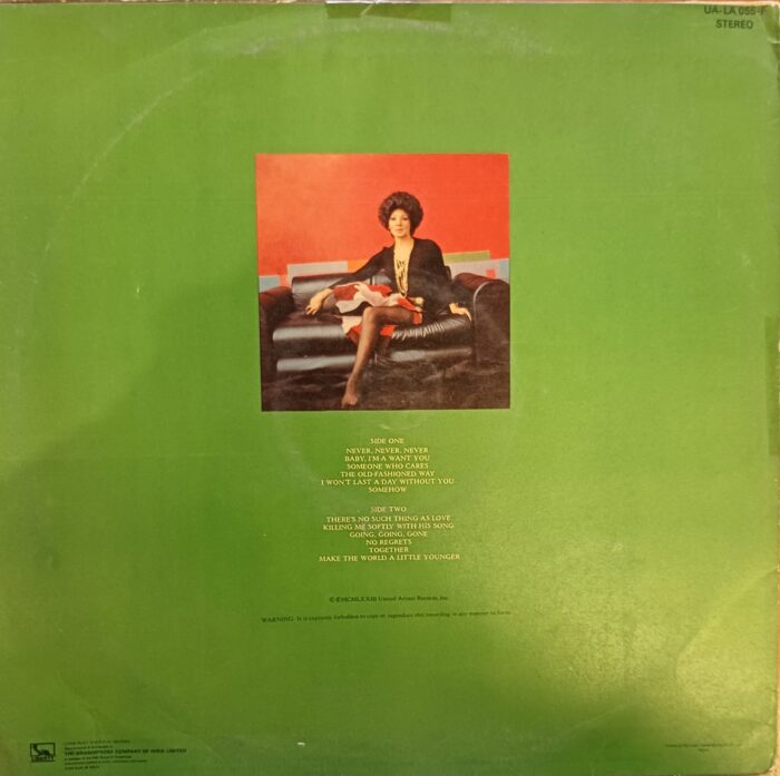 Shirley Bassey "Never, Never, Never" - Image 2
