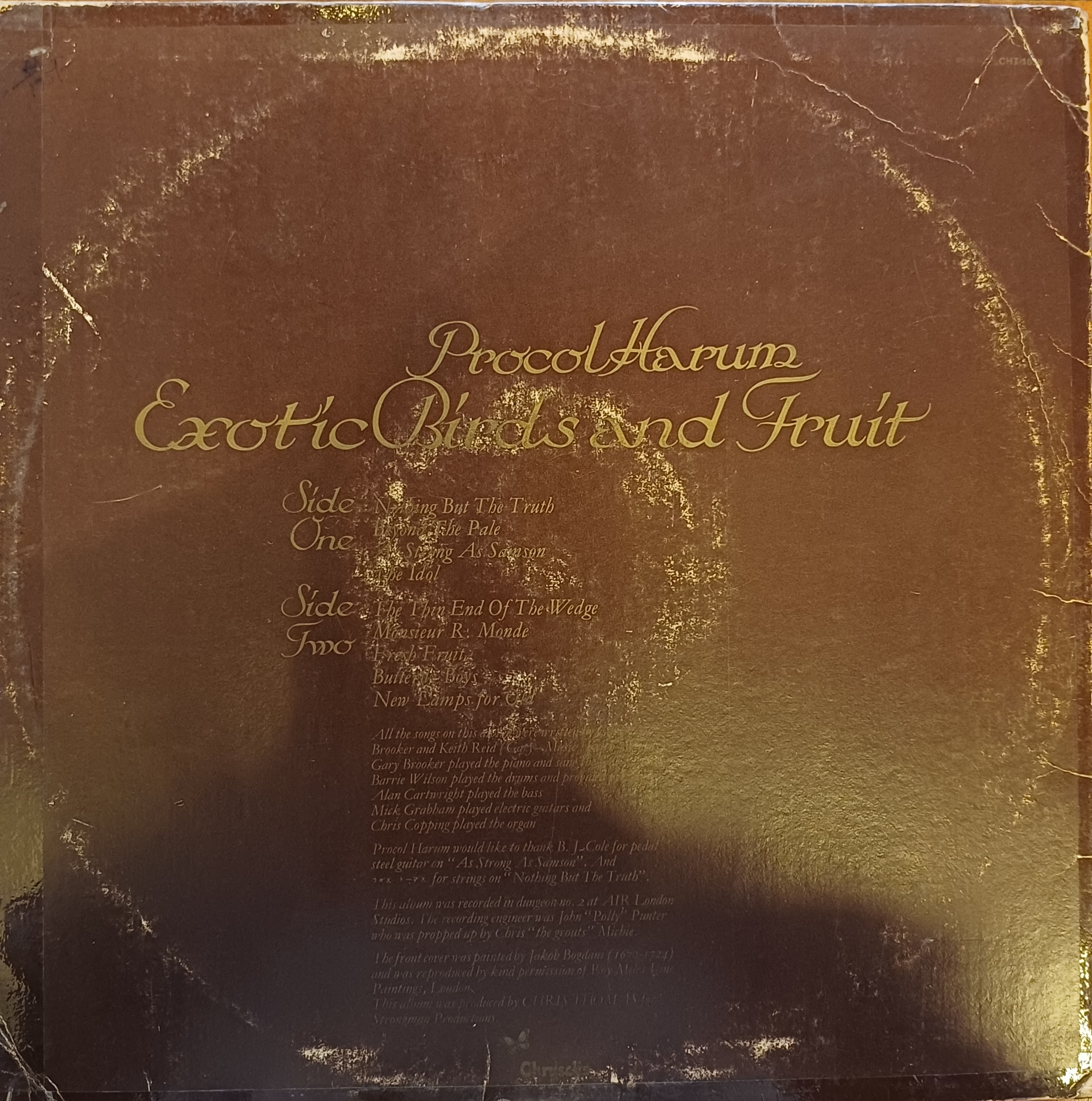 Exotic Birds And Fruit - Procol Harum (LP Record) - Image 2