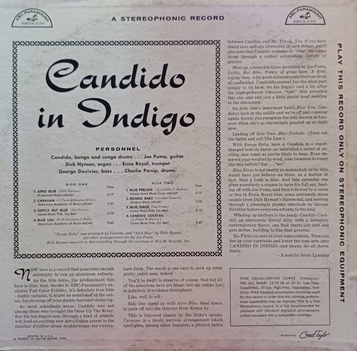 CANDIDO IN INDIGO - Image 2