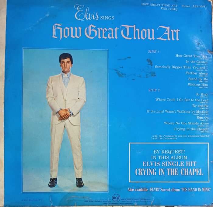 HOW GREAT THOU ART - as sung by ELVIS PRESLEY - Image 2