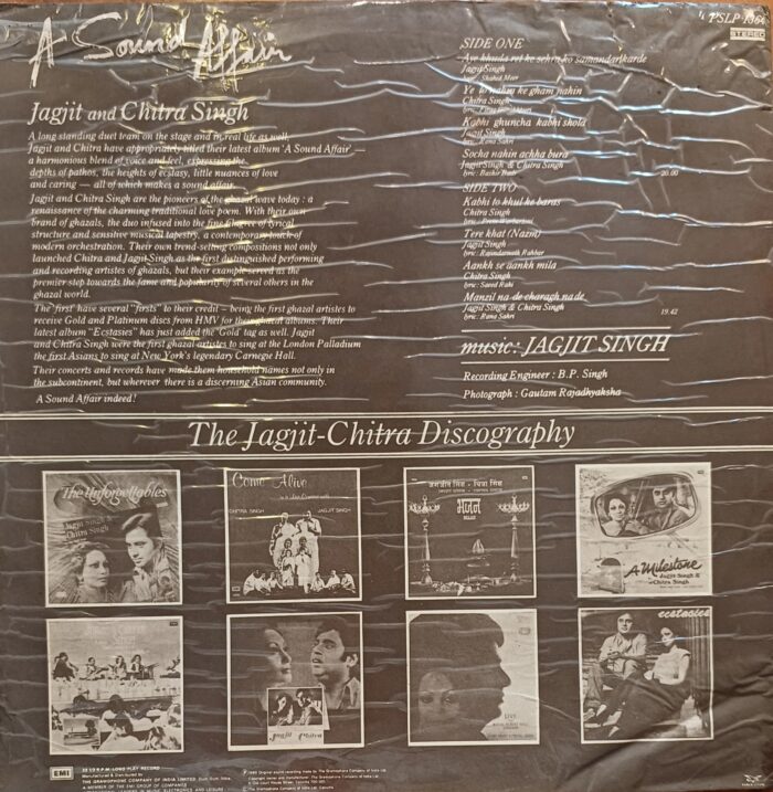 A SOUND AFFAIR - Jagjit and Chitra Singh - Image 2