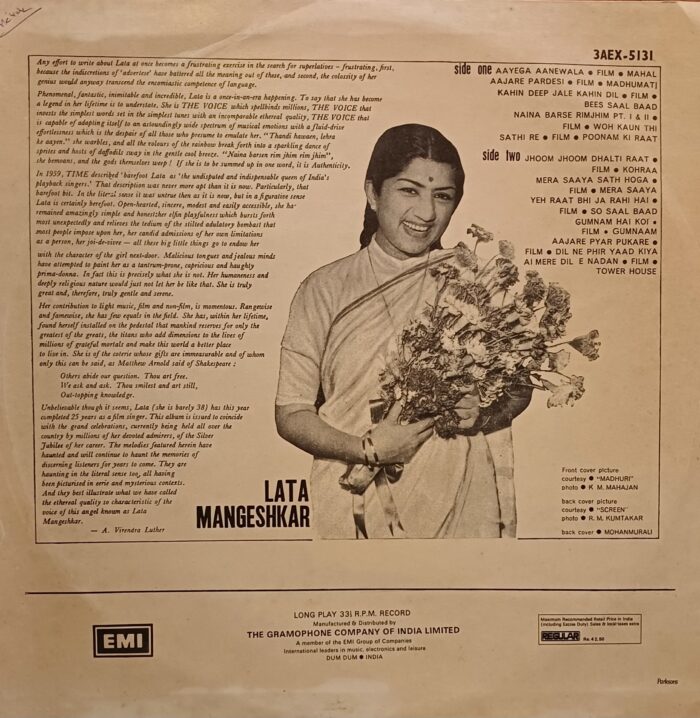 HAUNTING MELODIES OF - LATA MANGESHKAR - Image 2