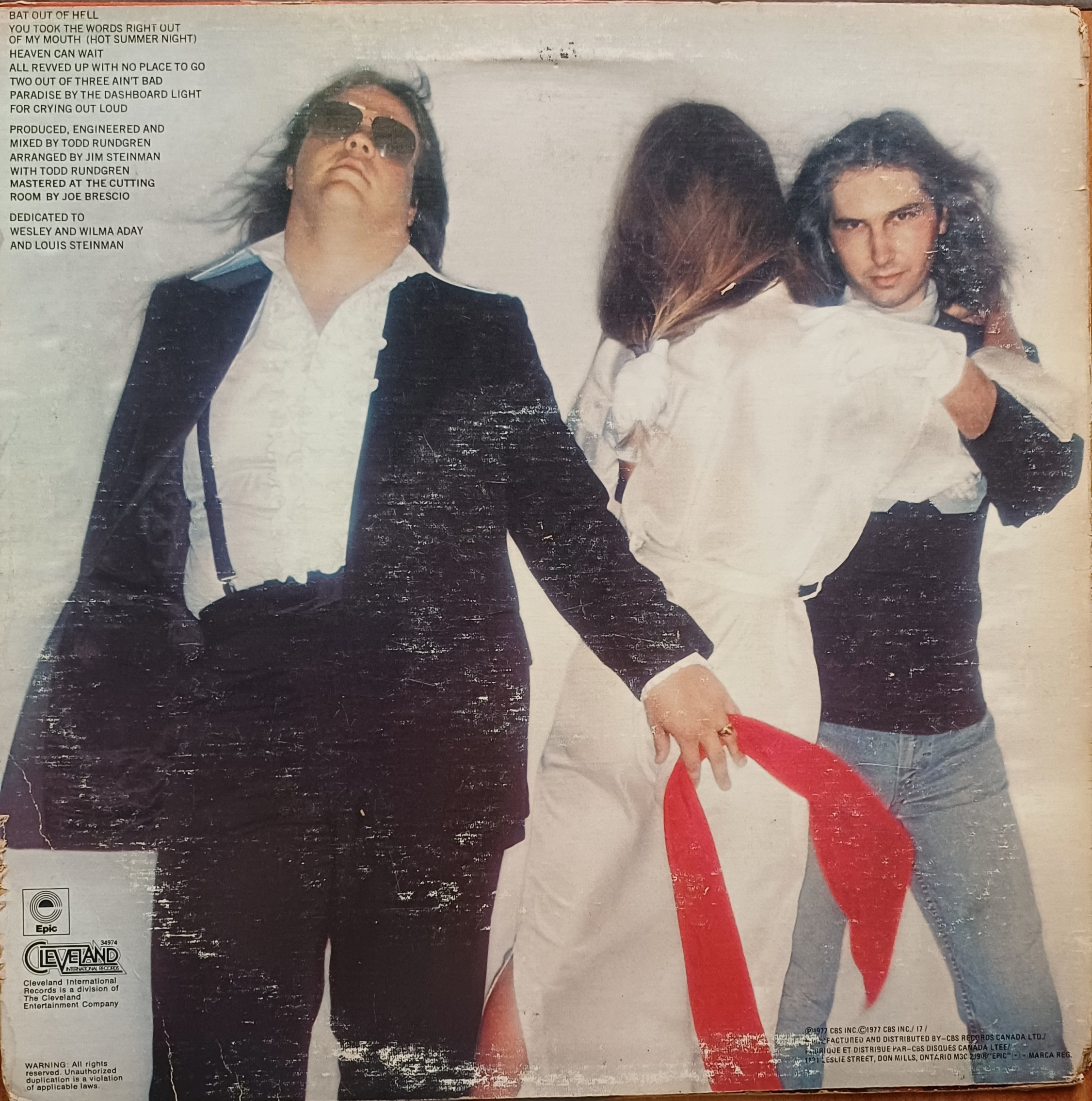 Meat Loaf Bat Out Of Hell - Image 2