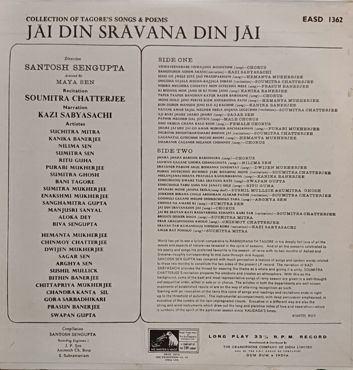 JAI DIN SRAVANA DIN JAI (RABINDRA NATH TAGORE) - Image 2