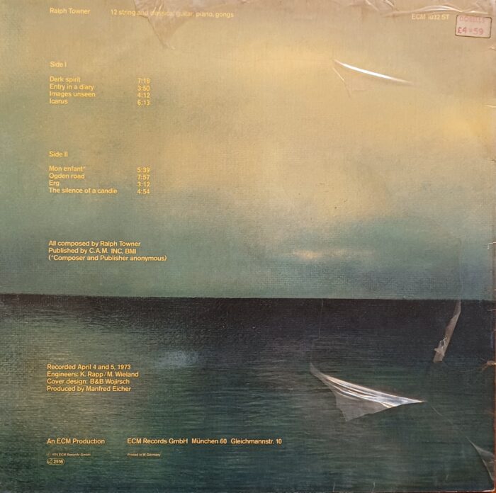 Ralph Towner / Dairy - Jazz - Image 2