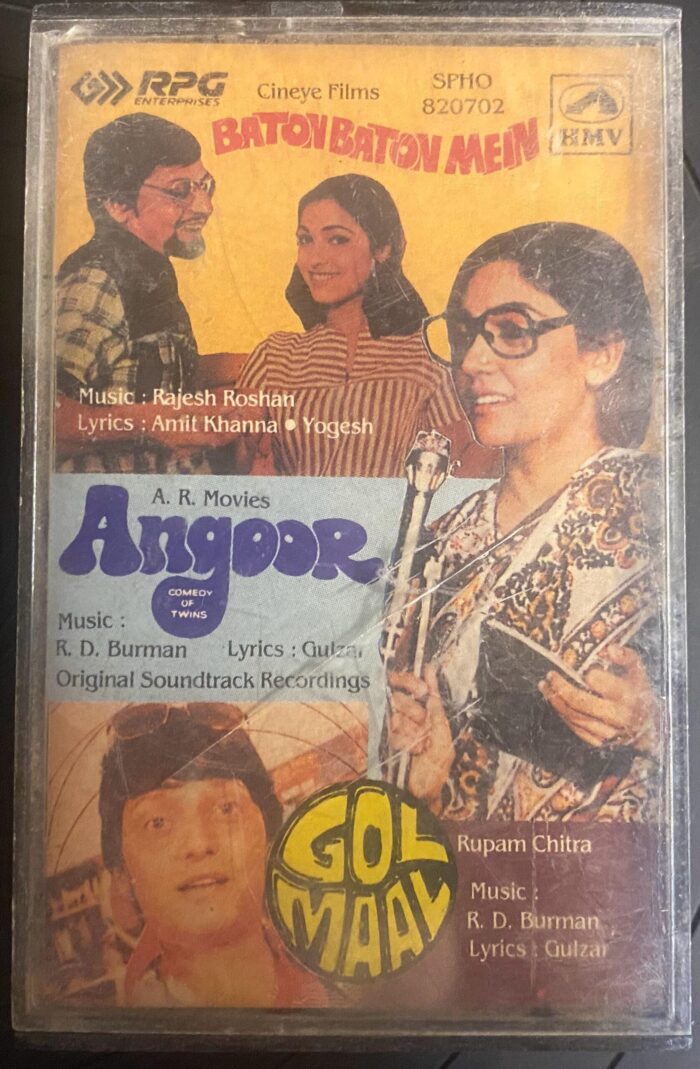 BATON BATON MEIN / ANGOOR / GOLMAAL (HINDI) - USED