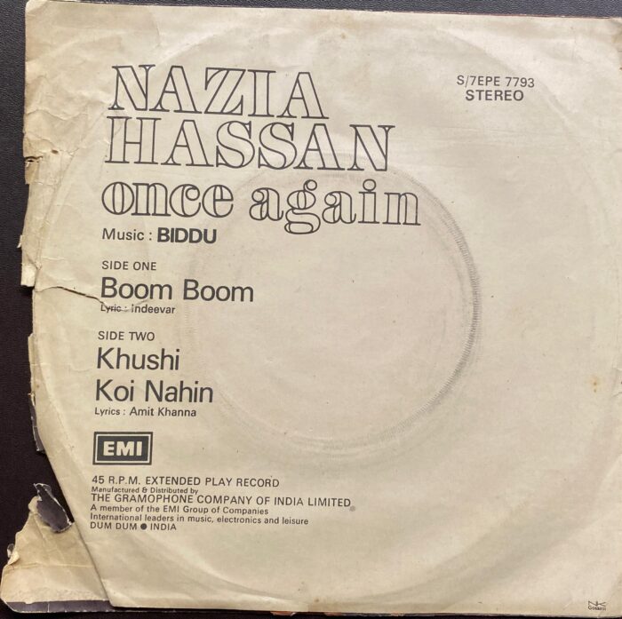 Nazia Hassan Once Again - Biddu - Image 2