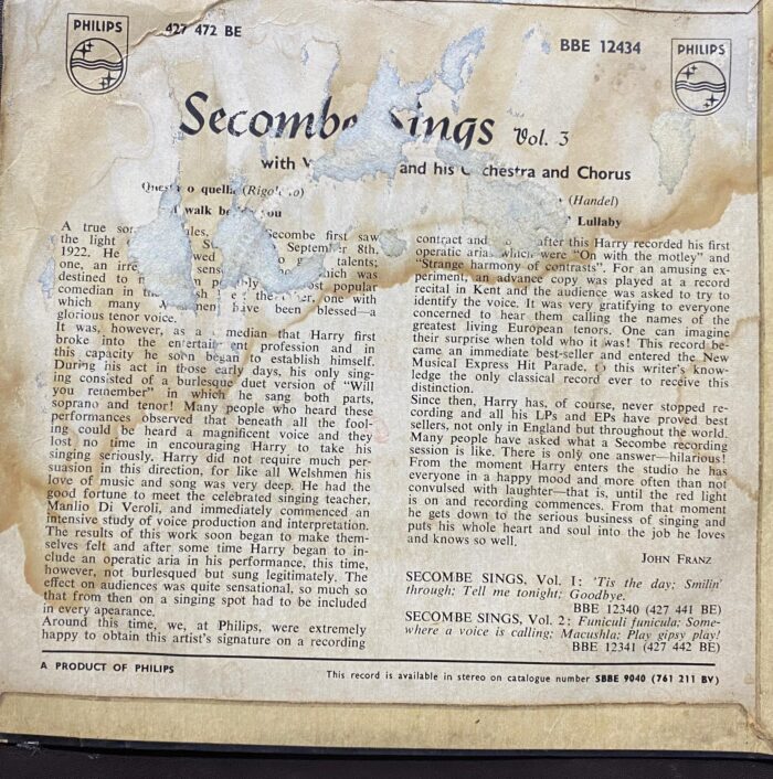 Secombe Signs - Wally Stott - Image 2