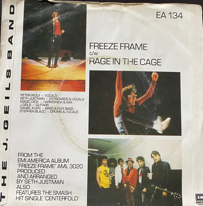 Freeze Framed - The J. Geils Band - Image 2