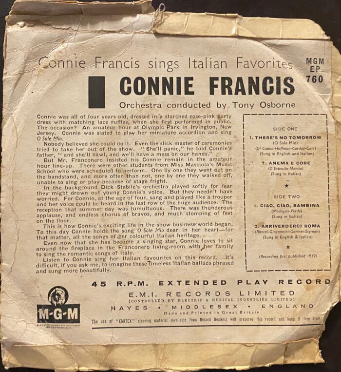 There's No Tomorrow - Connie Francis - Image 2