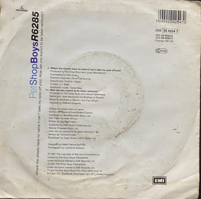 Where The Streets Have No Name - Pet Shop Boys - Image 2