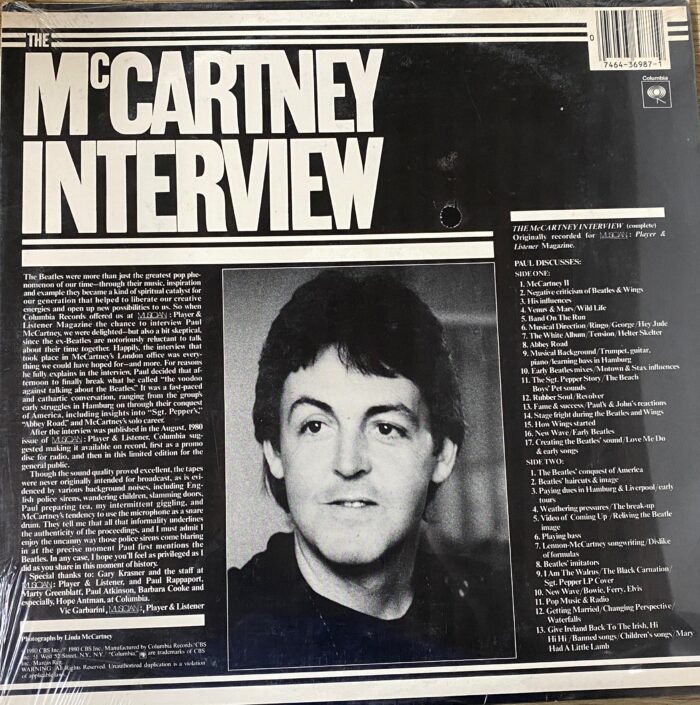 McCartney Interview - The Beatles - Image 2