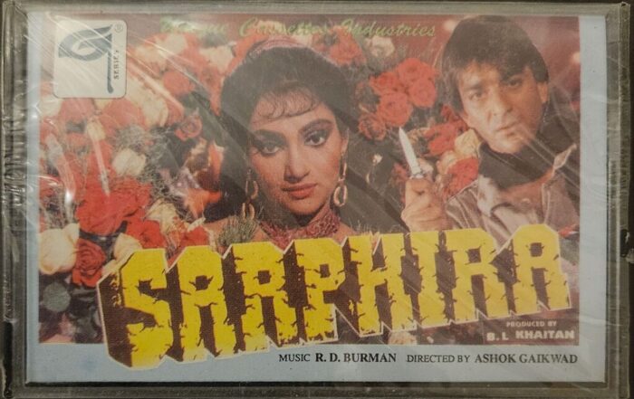 Sarphira (1987) Hindi Film Songs Original Cassette (Sealed) R D Burman