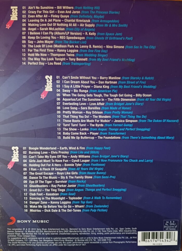 Movie Hits Soundtrack Of Your Life - 3lp Set - Image 2