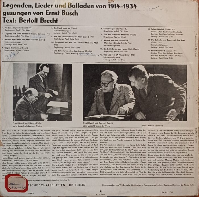 Legenden Lieder und Balladen von 1914-1934 - Image 2