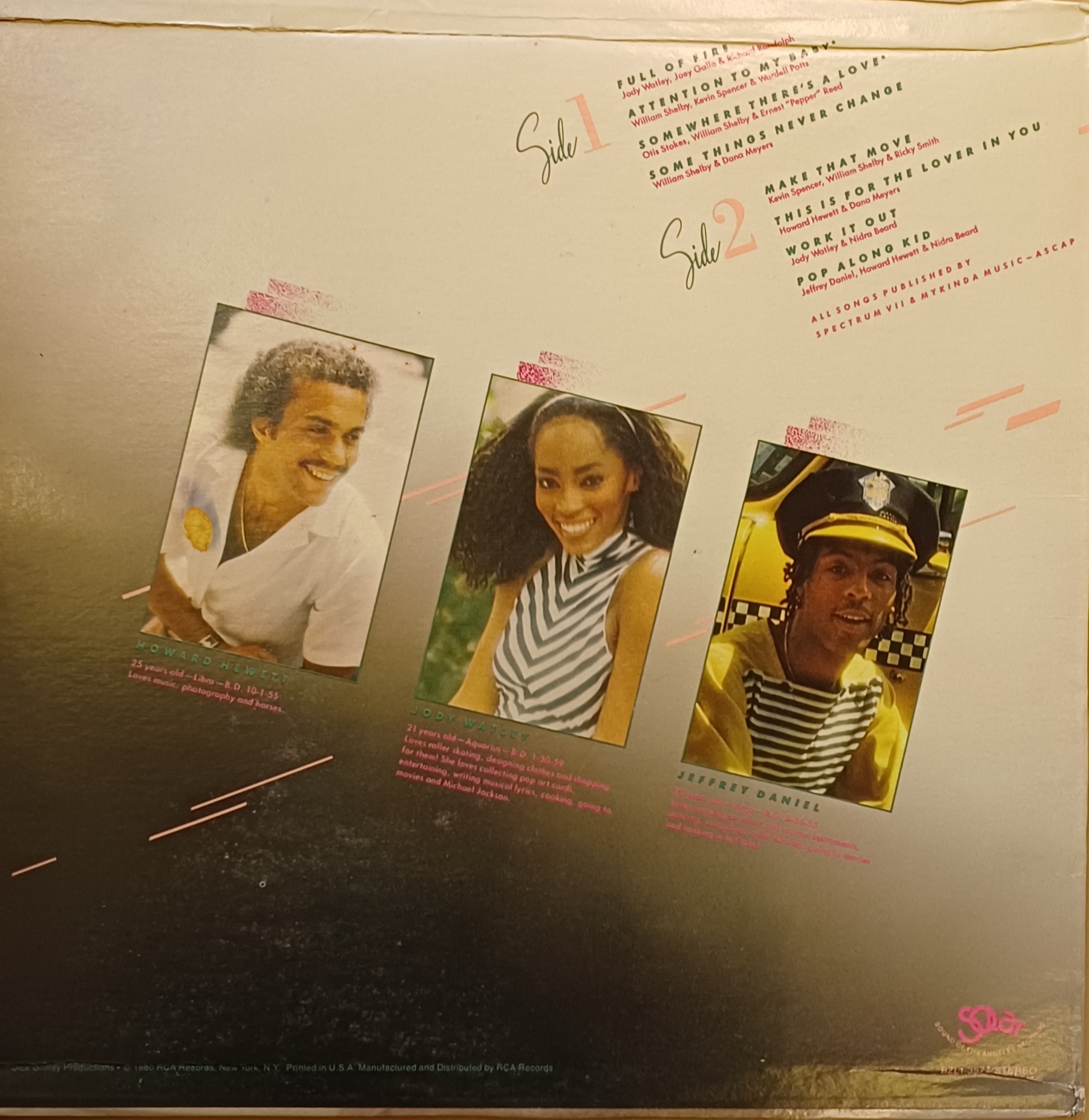 Shalamar - Three For Love - Image 2