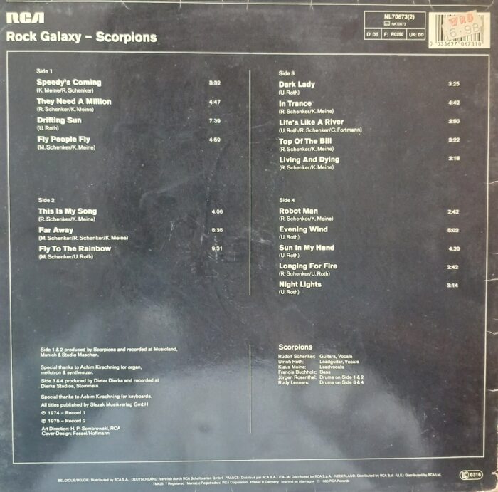Scorpions Rock Galaxy - (2lp Set) - Image 2