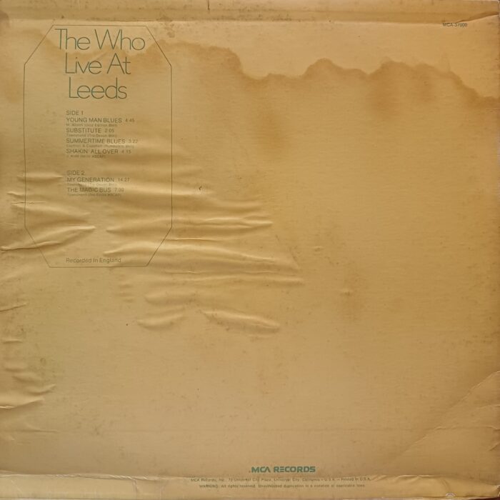 The Who Live At Leeds - Image 2