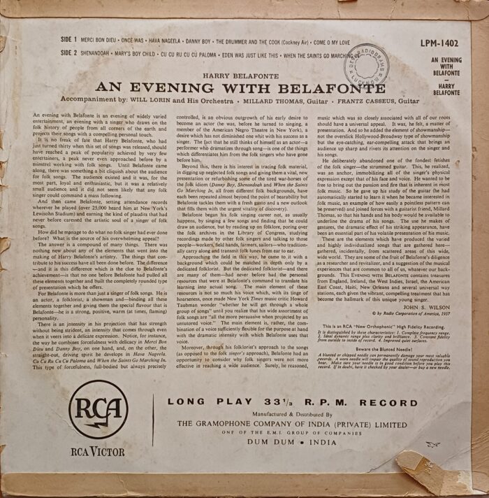 An Evening With Belafonte - Image 2