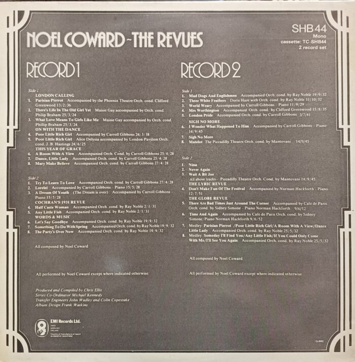 Noel Coward - The Revues - (2lp Set) - Image 2