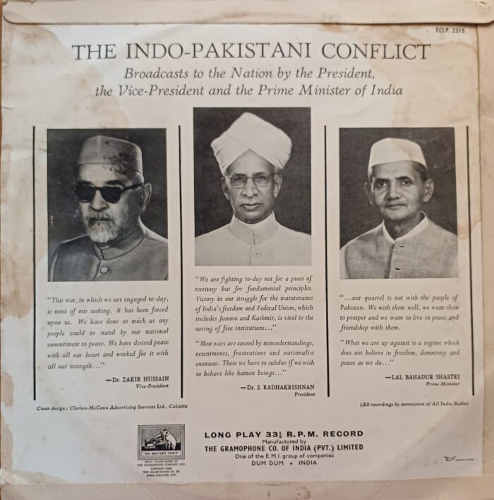 A Battle Not Of Our Seeking - (Speech - Dr. Zakir Hussain Dr. S. Radhakrishnan Lal Bahadur Shastri) - Image 2
