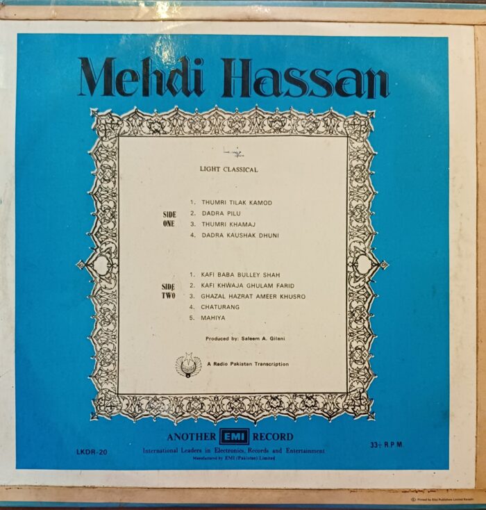 Light Classical By Mehdi Hassan - Image 2