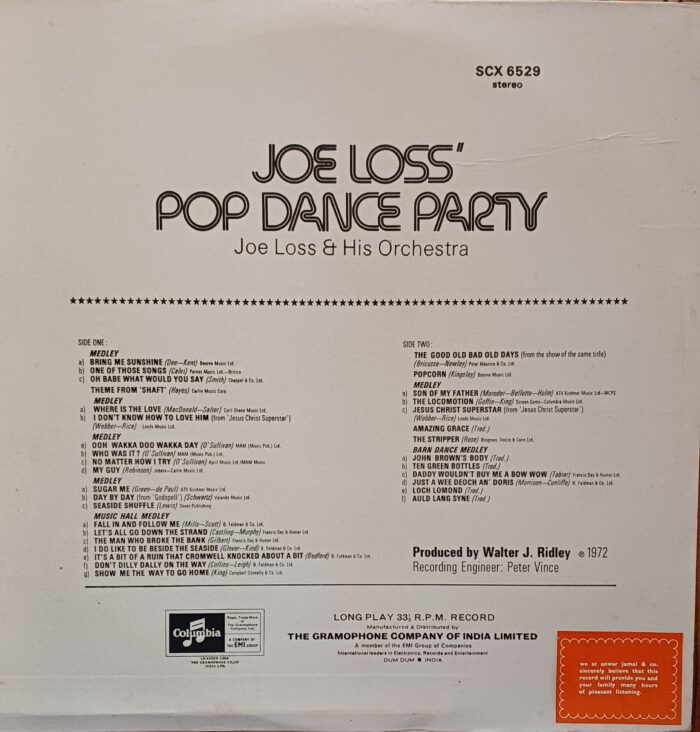 Joe Loss Pop Dance Party / Joe Loss And His Orchestra - Image 2