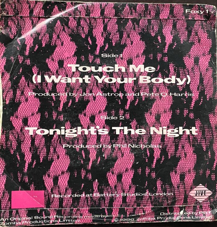 Touch Me (I Want Your Body) - Samantha Fox - Image 2
