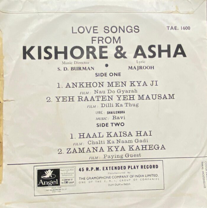 Love Songs From Kishore And Asha - Image 2