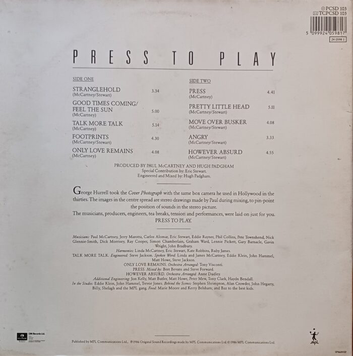 The Beatles - Paul McCartney Press To Play - Image 2