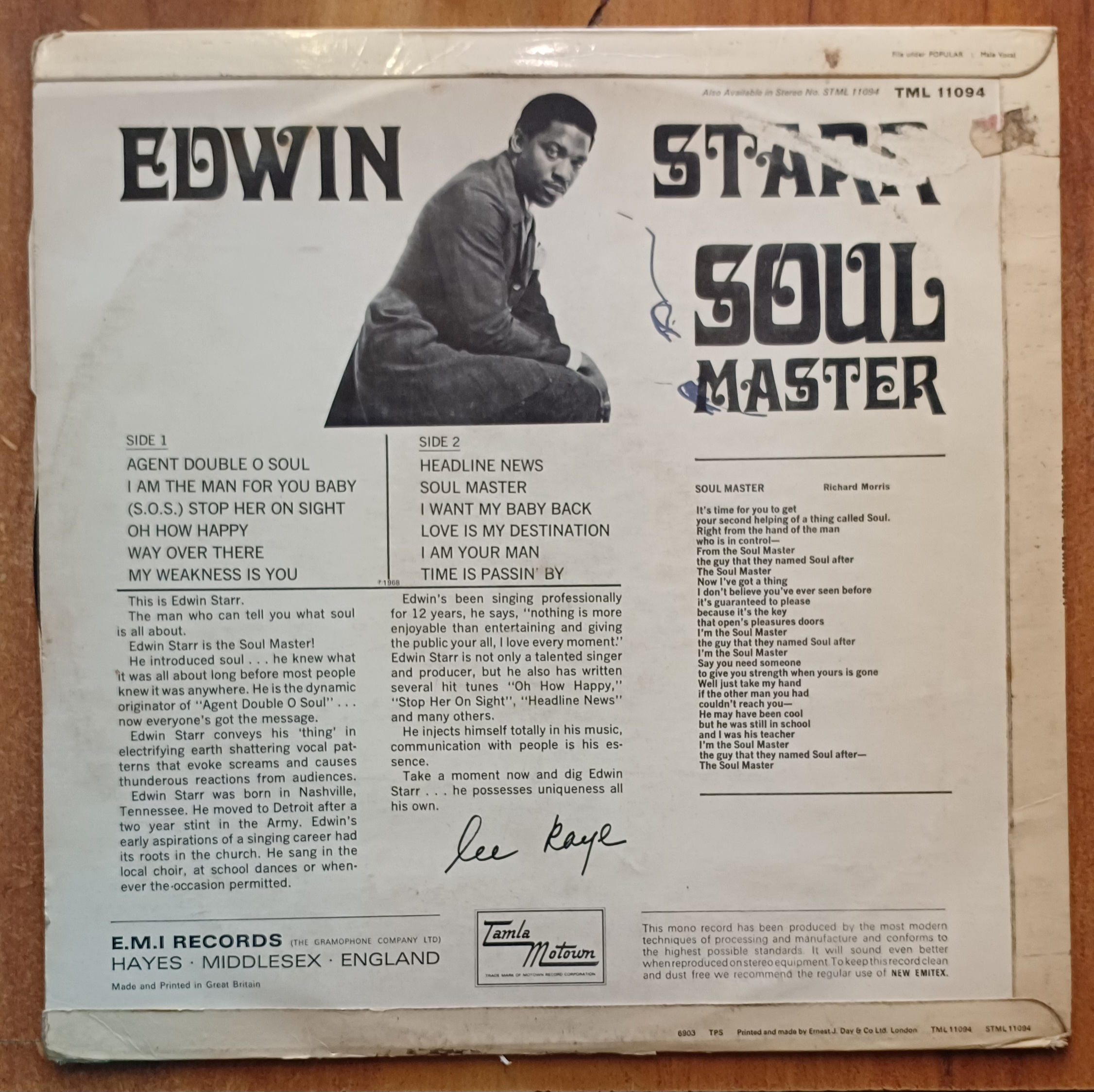 Soul Master Edwin Starr - Image 2