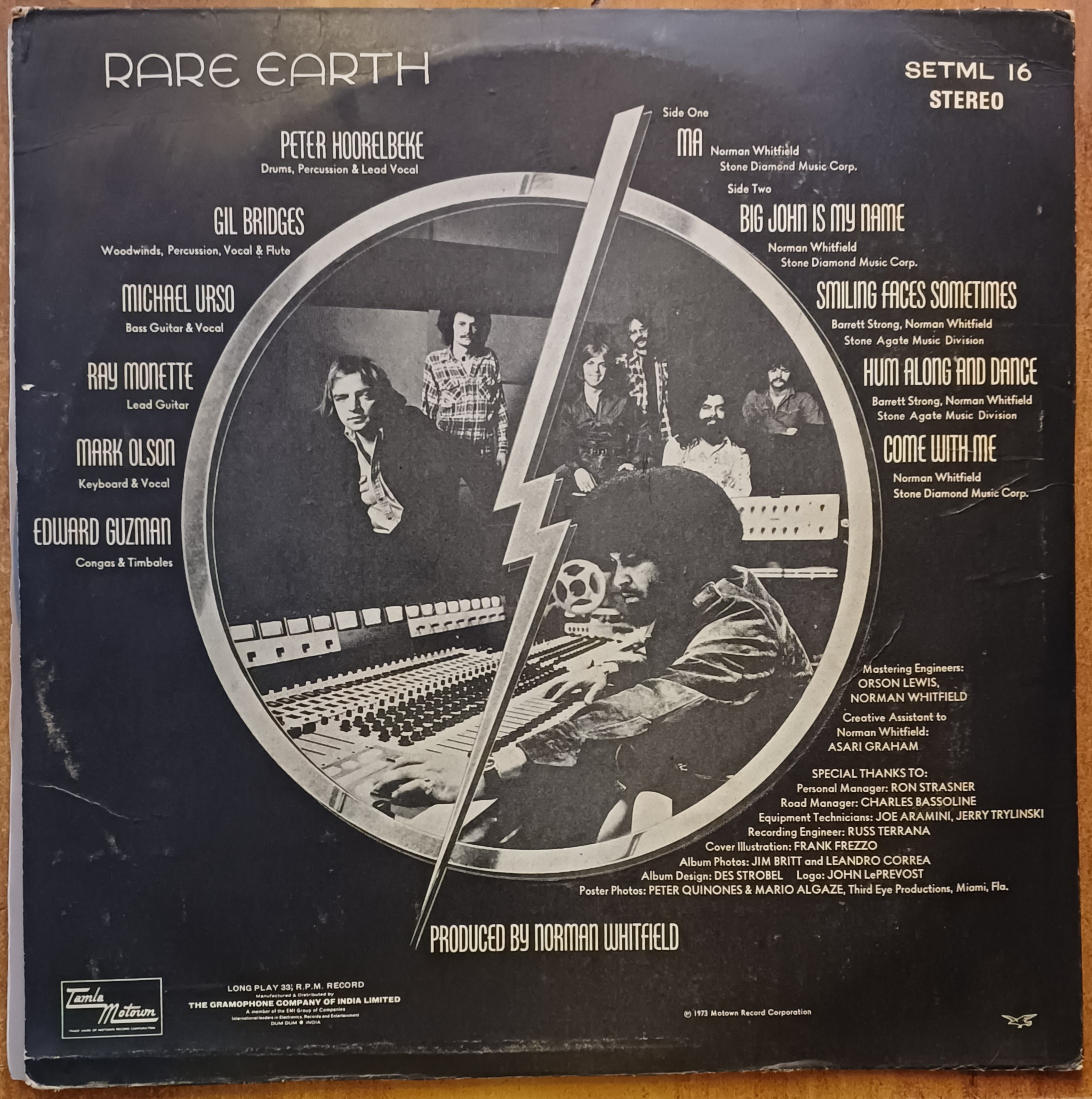 Ma Rare Earth (1973) LP Record - Image 2