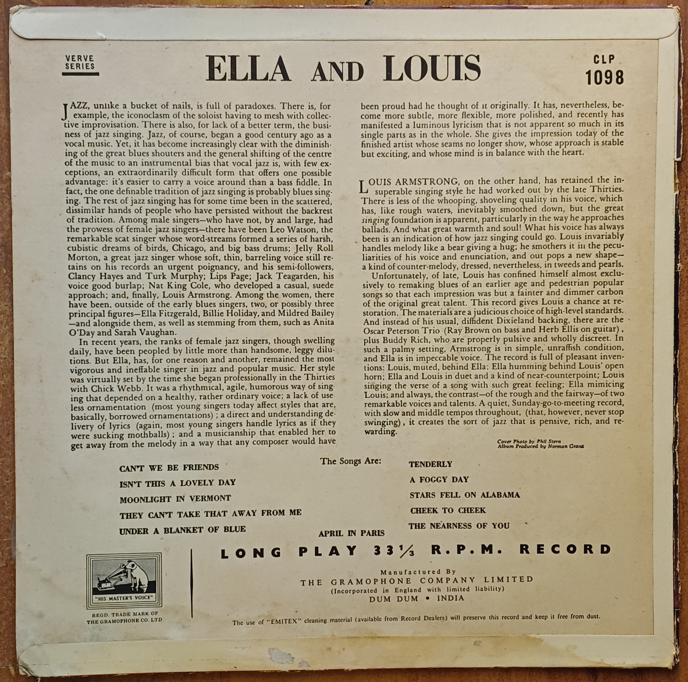 Ella and Louis - Louis Armstrong & Ella Fitzgerald - Jazz - Image 2