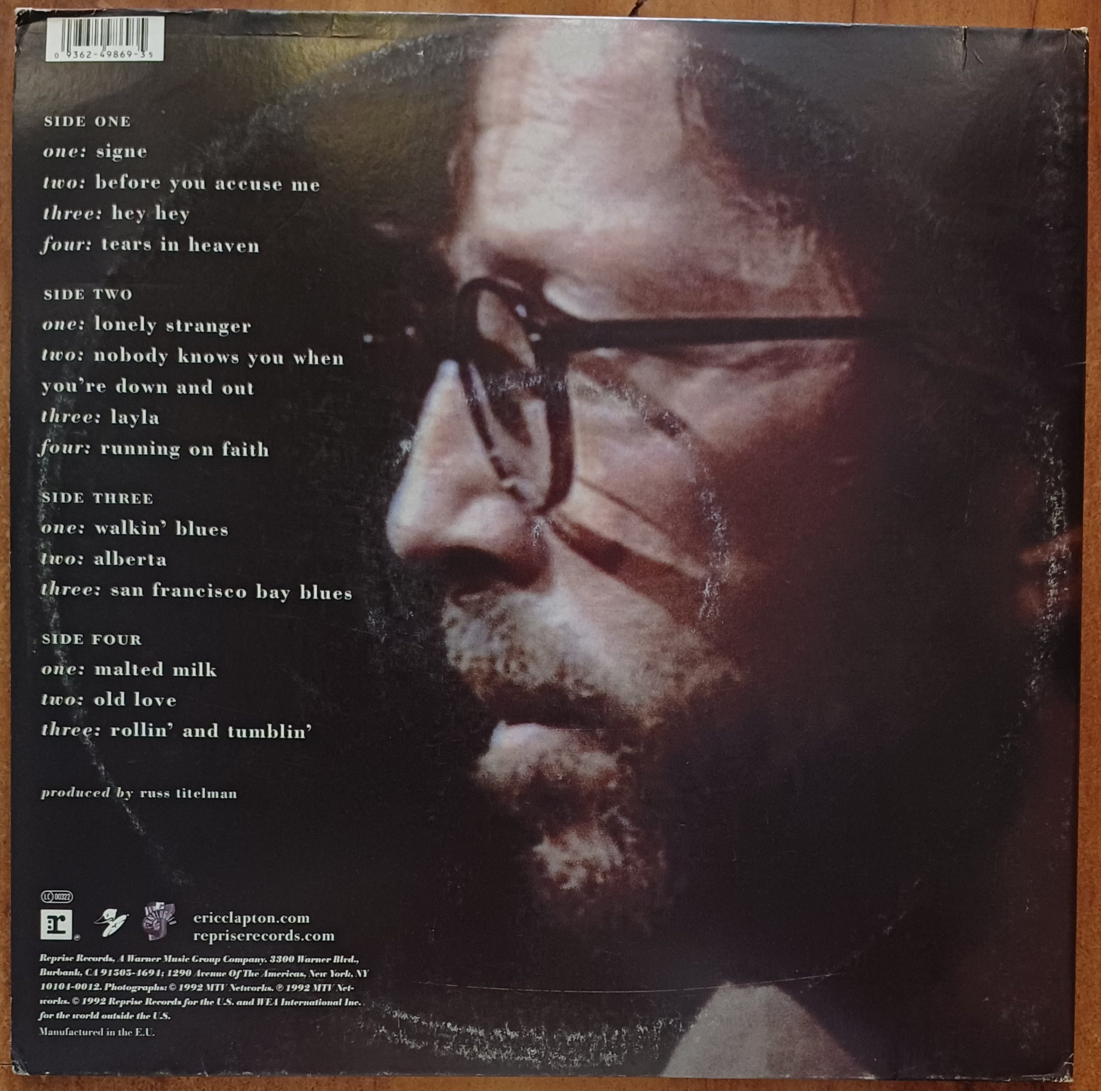 Eric Clapton Unplugged - Vinyl 2Lp Record Set (2011) - Jazz - Image 3