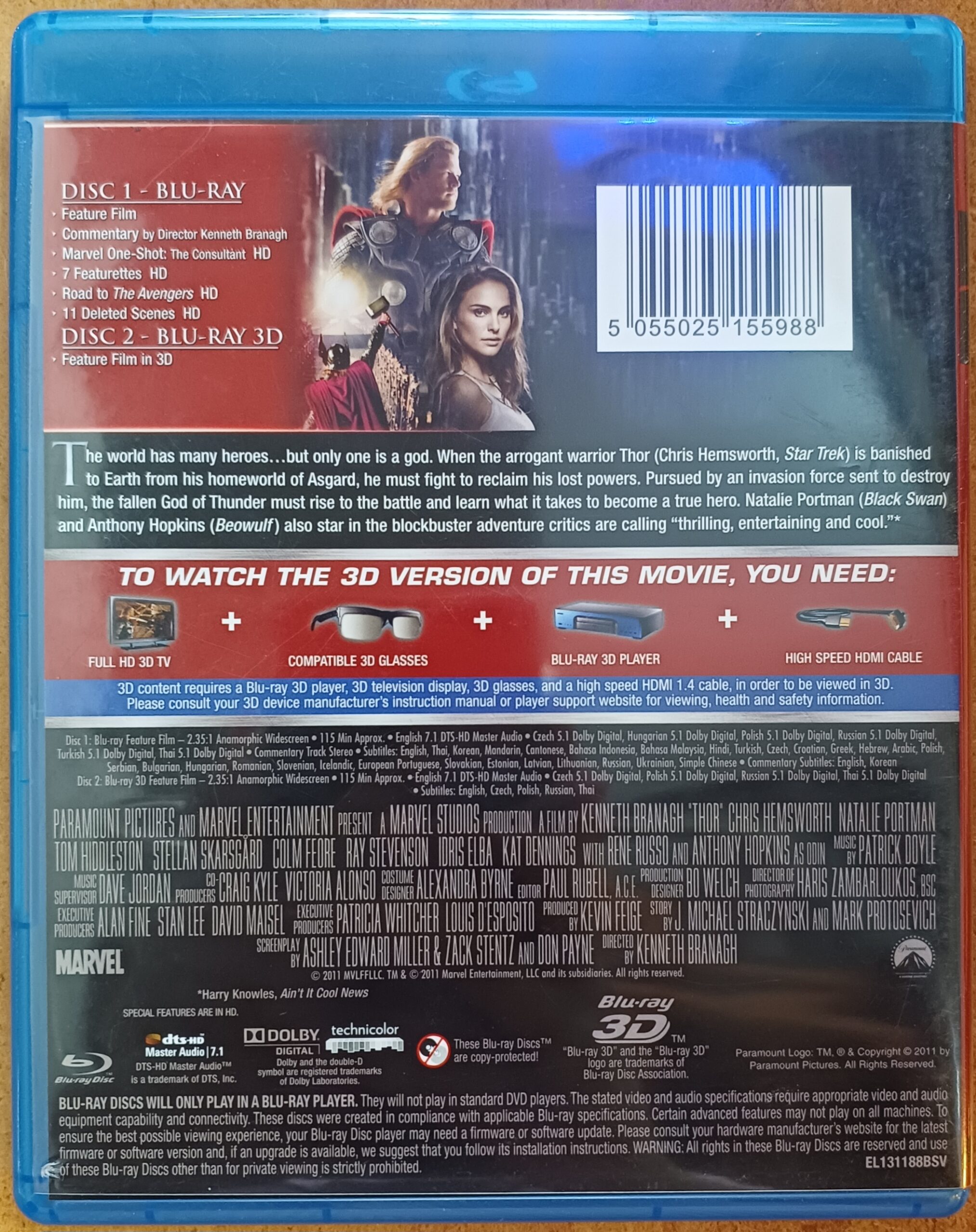 Thor - (Blu-ray 3D) - Image 2