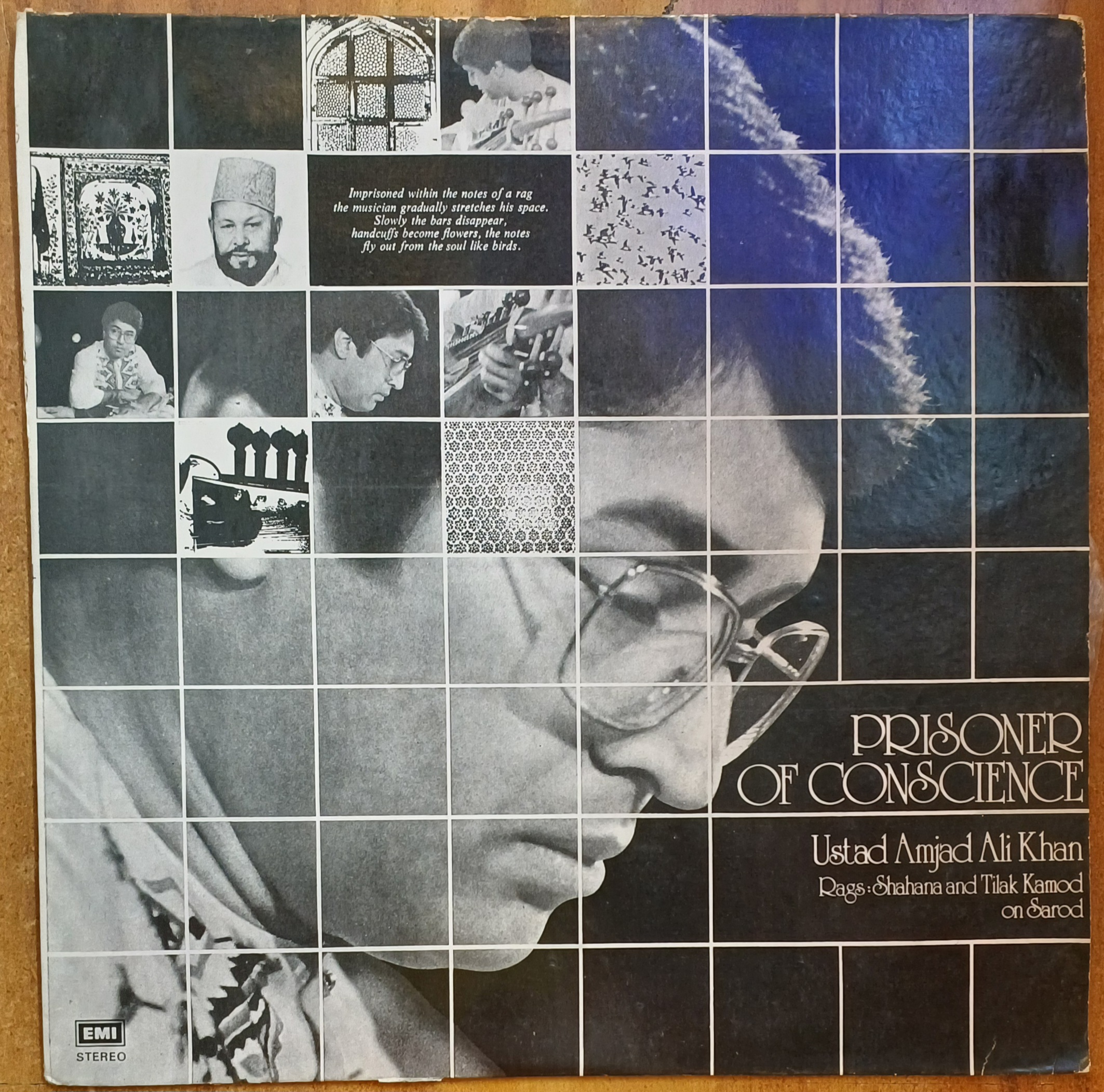 Prisoner Of Conscience - (Ustad Amjad Ali Khan) Vinyl Lp Record (1980)