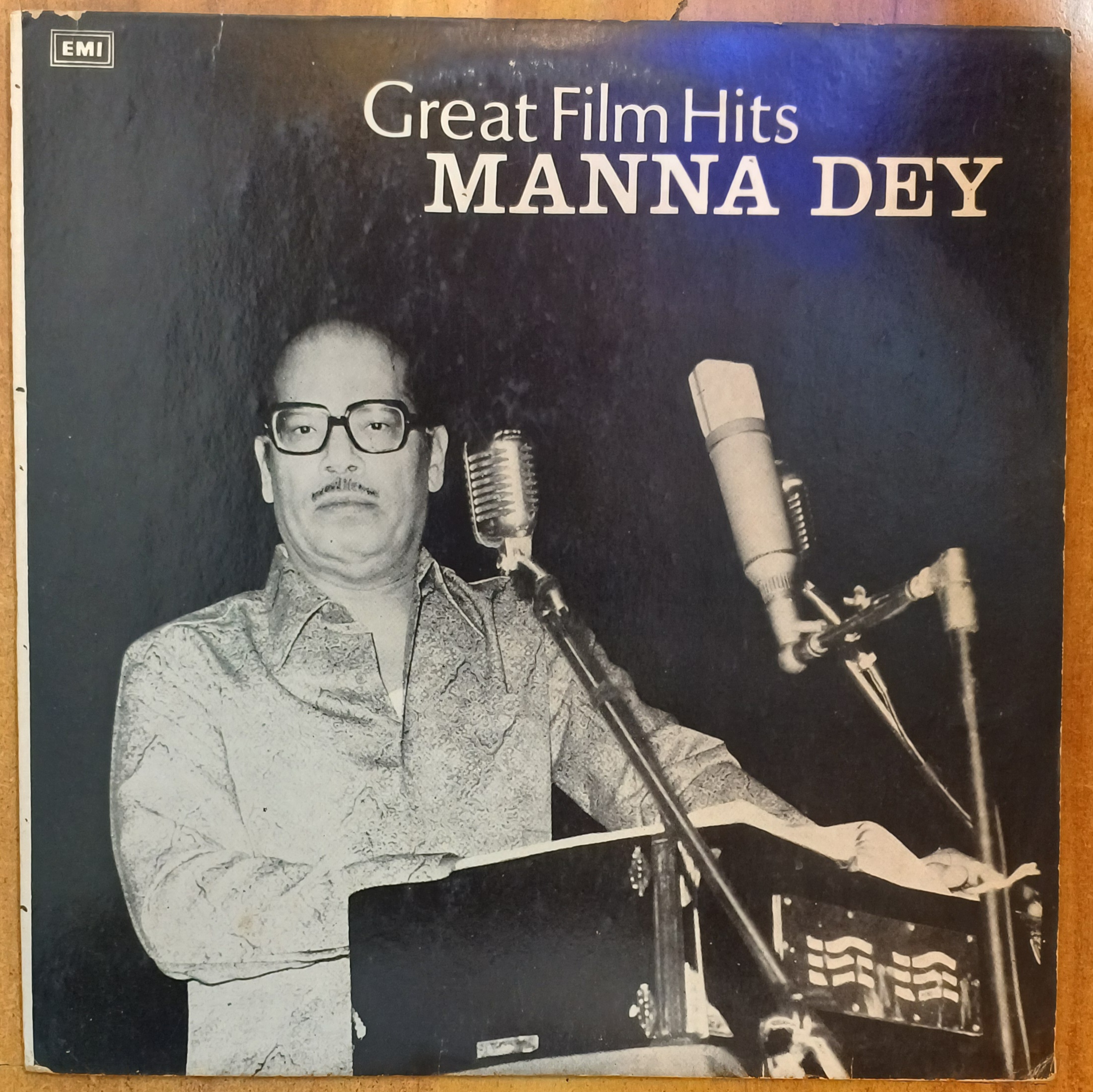 Great Film Hits - Manna Dey - Vinyl Lp Record (1969)