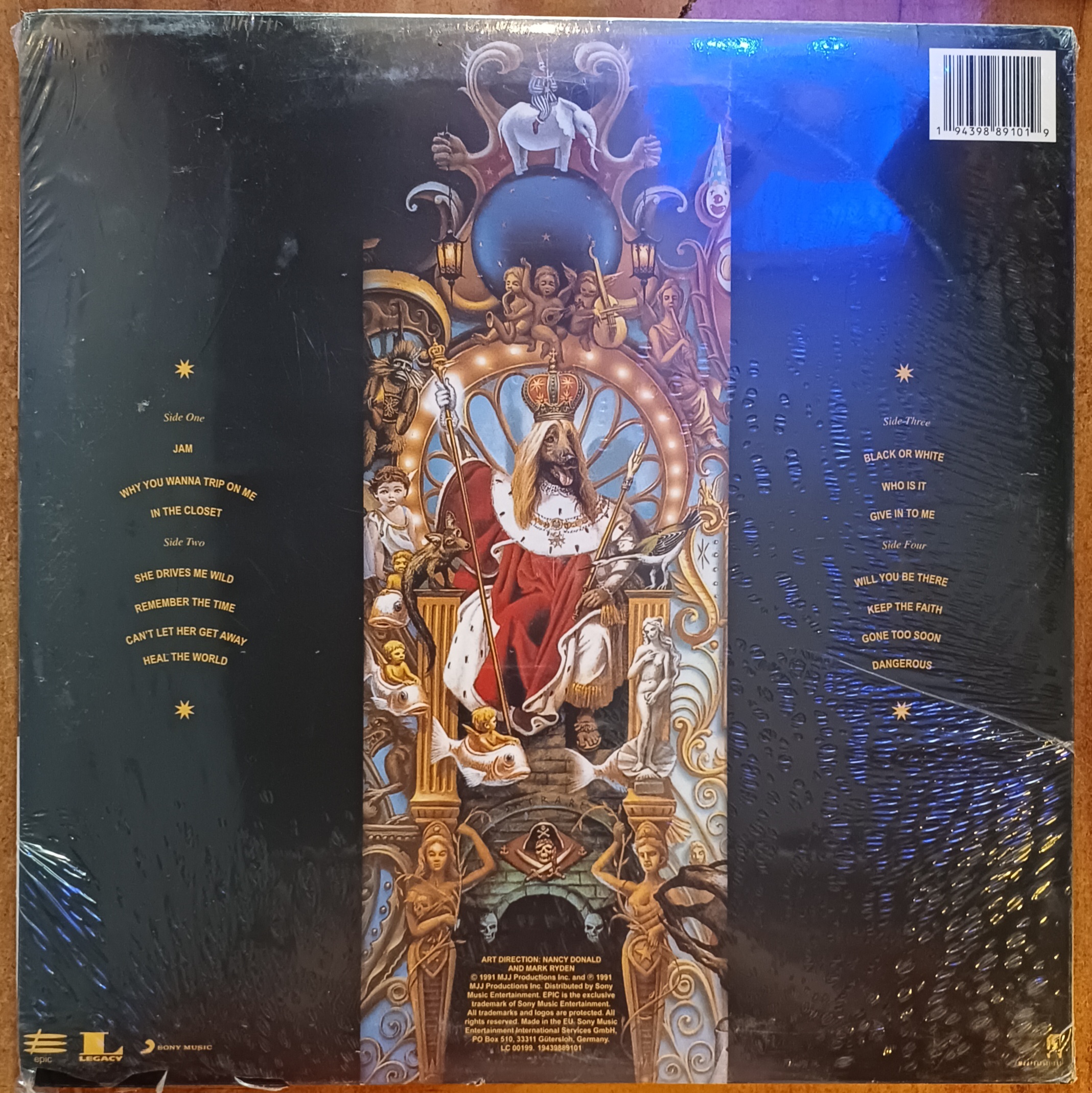 Michael Jackson - Dangerous (Vinyl Lp Record) - Image 2