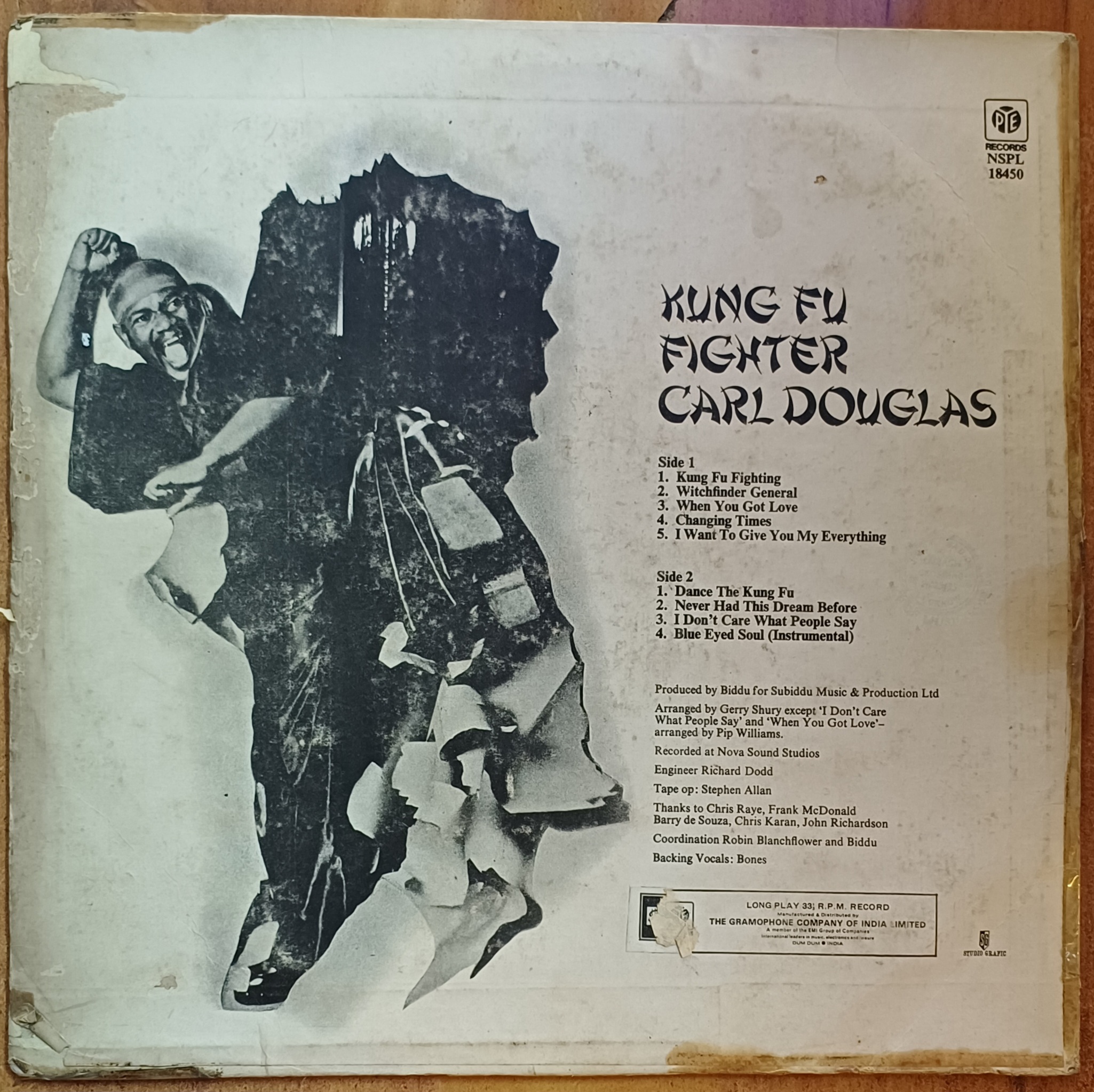 Kung Fu Fighter - Carl Douglas - Vinyl Lp Record (1974) - Image 2